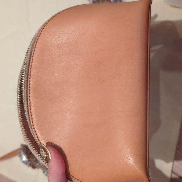 Loeffler Randall Tan Pom Pom Crossbody Bag - Picture 2 of 9